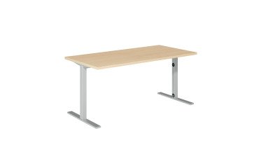 Straight desk metal base Optyma