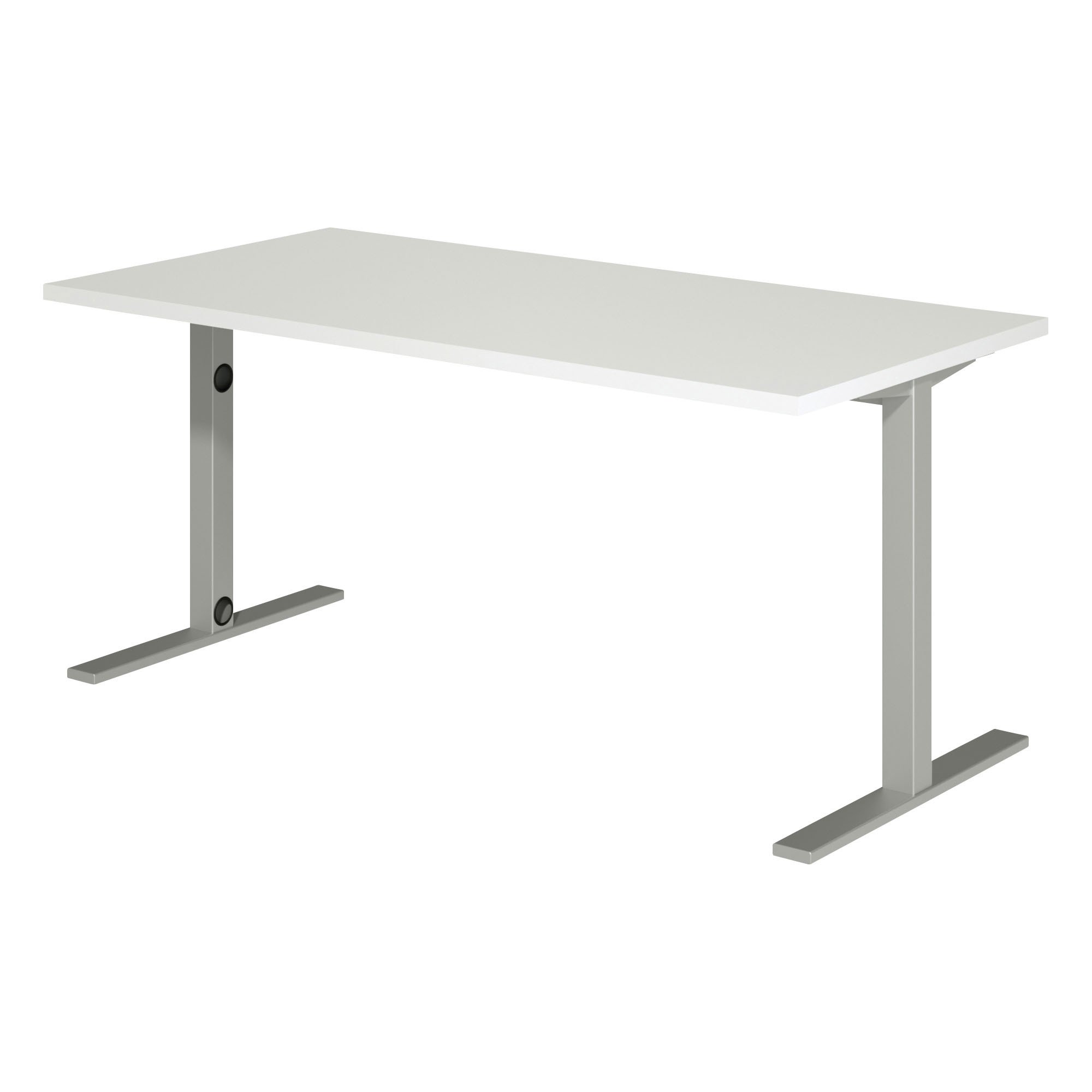 Bureau droit piètement métal Optyma