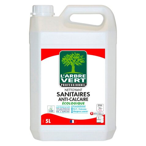 Nettoyant anticalcaire sanitaire L’Arbre Vert professionnel – Bidon de 5 L