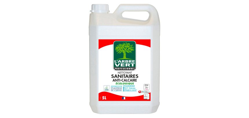 Nettoyant anti-calcaire sanitaire L’Arbre Vert – Bidon de 5 L