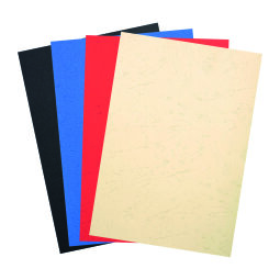 Pack of 100 covers grained leather for binding A4 Exacompta 