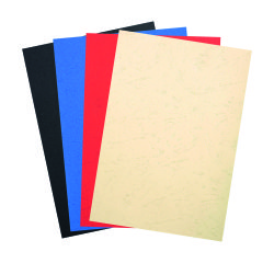 Couverture de reliure grain cuir 270 g Exacompta - Boite de 100