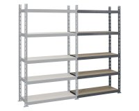 Rayonnage industriel - Elément suivant H 200 x L 130 cm x P 40 cm