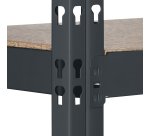 Rayonnage industriel - Élément départ H 200 x L 130 x P 40 cm