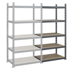 Rayonnage industriel - Élément suivant H 200 x L 100 x P 60 cm