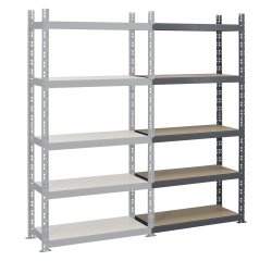 Rayonnage industriel - Elément suivant H 200 x L 100 x P 40 cm