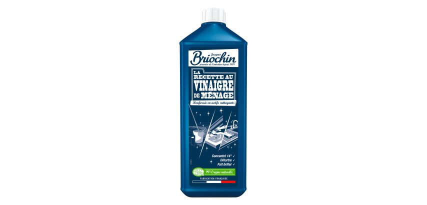 Vinaigre de ménage concentré 14° Briochin - Flacon de 1 L