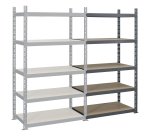 Rayonnage industriel - Elément suivant H 200 x L 130 x P 60 cm