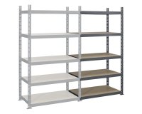 Rayonnage industriel - Elément suivant H 200 x L 130 x P 60 cm