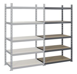 Rayonnage industriel - Elément suivant H 200 x L 130 x P 60 cm