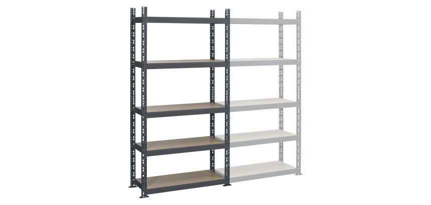 Rayonnage industriel - Elément départ H 200 x L 100 x P 40 cm