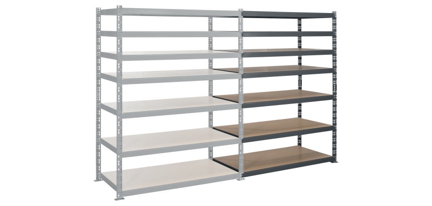 Rayonnage d'archives - Elément suivant H 200 x L 150 x P 70 cm