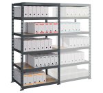 Rayonnage d'archives Archiv' - Élément départ H 200 x L 100 x P 70 cm