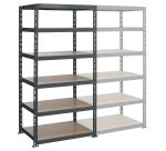 Rayonnage d'archives Archiv' - Élément départ H 200 x L 100 x P 70 cm