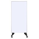 Tableau en verre mobile blanc 90 x 195 cm
