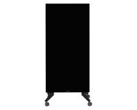Tableau en verre mobile noir 90 x 195 cm
