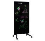 Mobiel glasbord Legamaster 90 x 195 cm