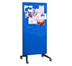 Tableau en verre mobile Legamaster 90 x 195 cm