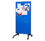 Tableau en verre mobile Legamaster 90 x 195 cm
