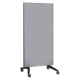 Mobiel glazen bord Legamaster grijs 90 x 195 cm