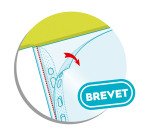 Pochette perforée Quick'in Oxford A4 polypropylène 5/100e - Bloc de 60