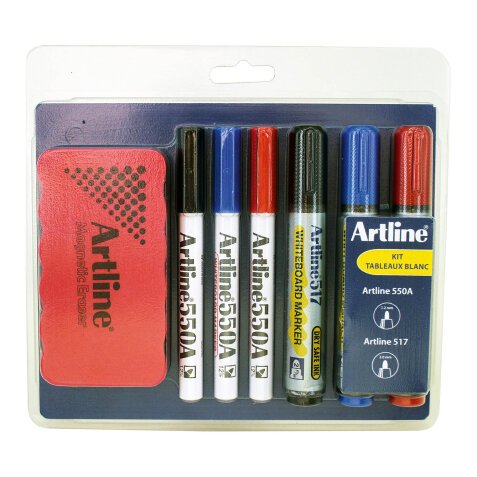 Kit d'accessoires pour tableaux blancs - Artline