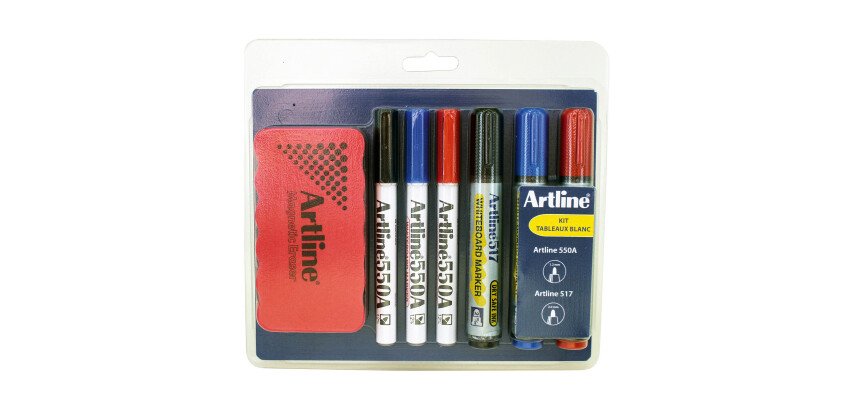 Kit Artline with accessories for whiteboard 