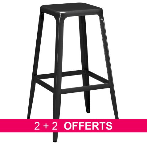 Pack with 2 footstools Métalo + 2 for free 