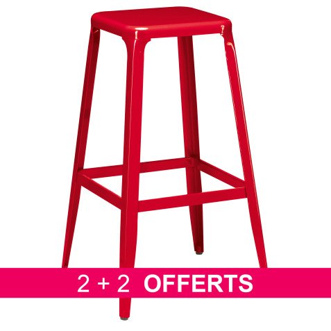 Pack with 2 footstools Métalo + 2 for free 