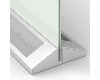 Separador de mesas magnético de cristal - Nobo