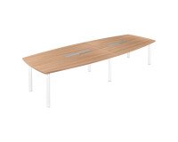 Moduleerbare vergadertafel metalen onderstel Belem