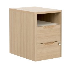 Cajonera móvil Ostrahl con 2 cajónes