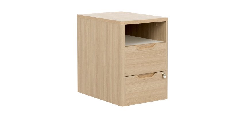 Cajonera móvil Ostrahl con 2 cajónes