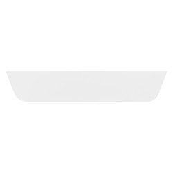 Voile de fond blanc L 160 x H 30 cm - Absolu