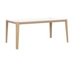 Bureau droit L 180 cm Absolu piétement frêne massif