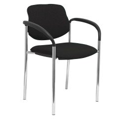 Silla confidente con reposabrazos