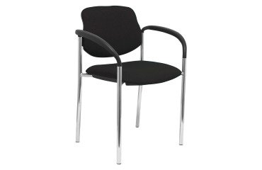Silla confidente con reposabrazos