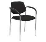 Silla confidente con reposabrazos