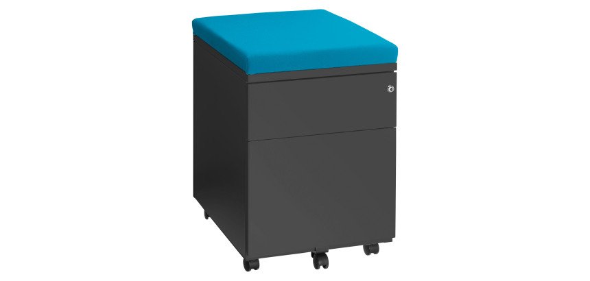 Caisson mobile métal Bruneau avec coussin