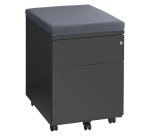 Caisson mobile métal Bruneau avec coussin