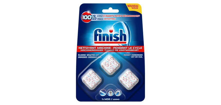 Nettoyant lave-vaisselle Finish Machine - Blister de 3