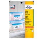 Etiquetas para el congelador contacto directo con los alimentos 63,5 x 33,9