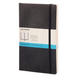 Carnet Moleskine souple 13 x 21 cm Point Dot 192 pages