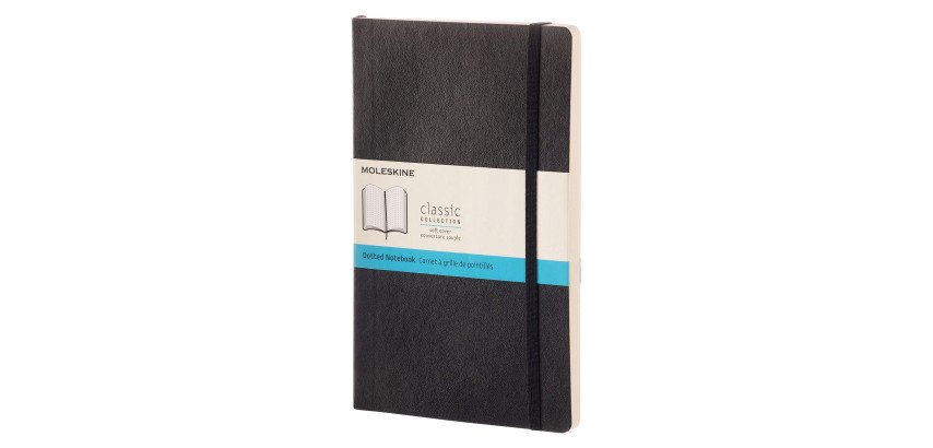 Notebook Moleskine flexible cover 13 x 21 cm DOT raster 192 pages 