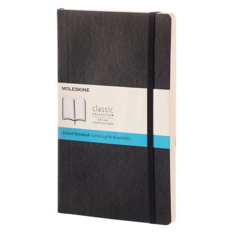 Cuaderno Moleskine flexible 13 x 21 cm Point Dot 192 páginas