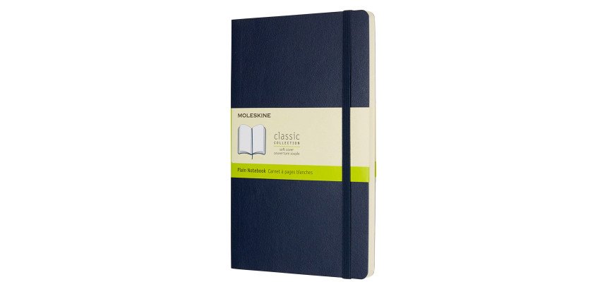 Notebook Moleskine flexible cover 13 x 21 cm ivory plain 192 pages 