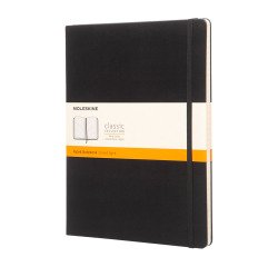 Cuaderno Moleskine rígido 19 x 25 cm marfil rayado 192 páginas