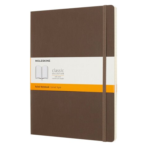 Notebook Moleskine hard cover 19 x 25 cm ivory lined 192 pages 