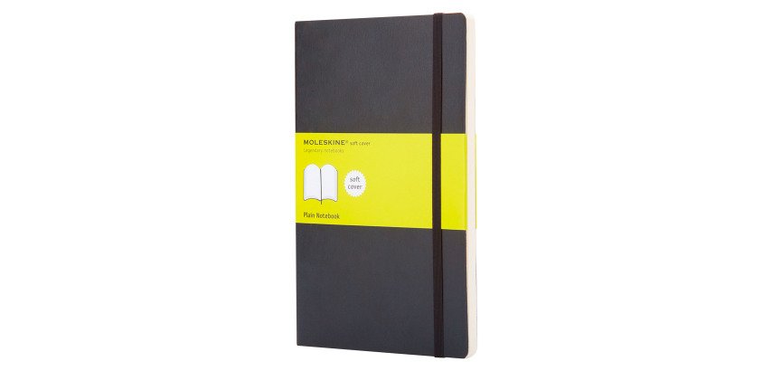 Notebook Moleskine flexible cover 13 x 21 cm ivory plain 192 pages 
