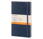 Carnet piqué Moleskine rigide 13 x 21 cm - ivoire ligné - 240 pages